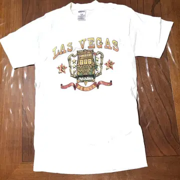LAS VEGAS 슬롯 머신 티셔츠 S
