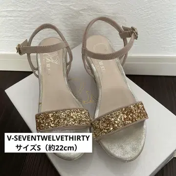 V-SEVENTWELVETHIRTY 통굽 샌들 22cm 사이즈 S