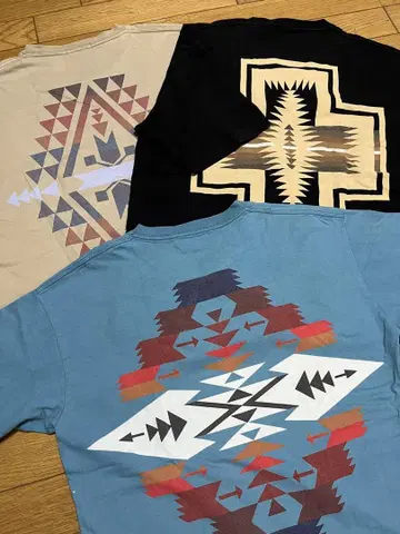Pendleton 기하학 패턴 티셔츠 S 사이즈