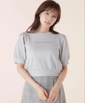 파워 숄더 반팔 샤이니 맨투맨 JILL by JILL STUART