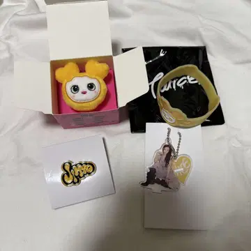 TWICE 지효 팝업 반지 러버 밴드 아크릴 스탠드 핀 배지