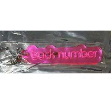 back number 랜덤 PVC 리플렉터 키링 POPUP