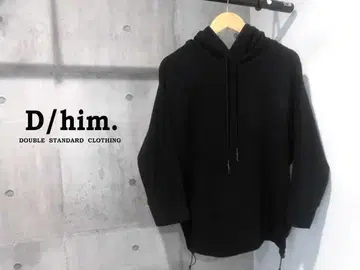 D/him 더블 스탠다드 클로징 험 오버 사이즈 파일 후드티