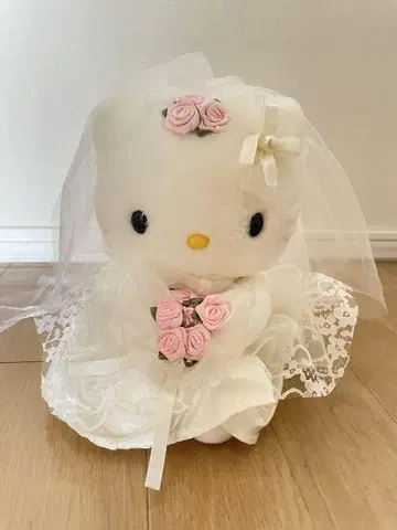 헬로키티 웨딩 인형 봉제 인형 키티 웨딩