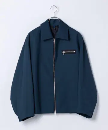 DOOPZ 루즈 슬리브 지퍼 블루종 블루