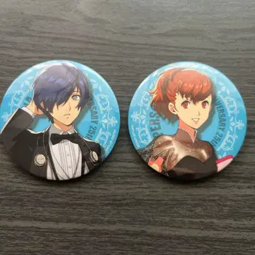 세가 럭키 쿠지 페르소나 3 주인공 여성 주인공 세트 캔뱃지