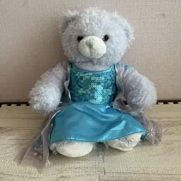 요코하마 한정판 빌드 베어 엘사 곰 봉제 인형