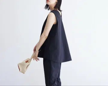 for/c 포시 슬리브리스 블라우스