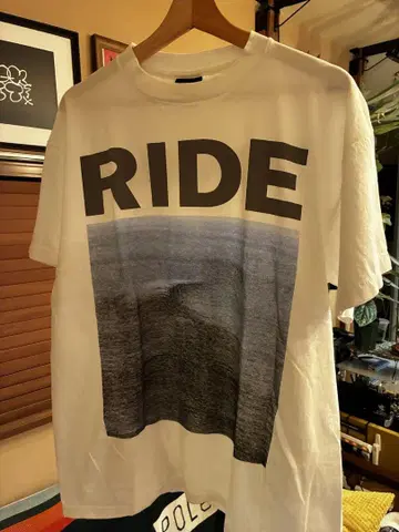 RIDE 밴딩 티셔츠 빈티지 구제 의류 L 사이즈