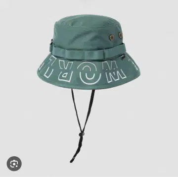 HUF 그린 로고 버킷 햇