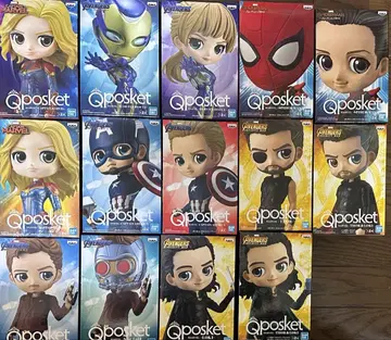 MARVEL Qposket 캡틴 아메리카 스파이더맨 로키