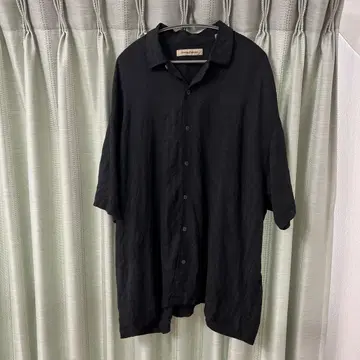 Tommy Bahama 타미힐피거 블랙 린넨 버튼 셔츠 xxl