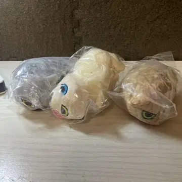 귀여운 고양이 봉제 인형 3개 묶음 판매