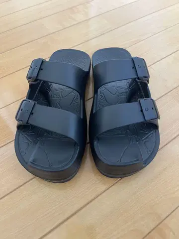 라쿠바키 이지 샌들 랩 블랙 여성용 L