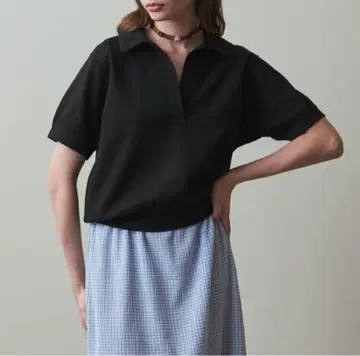 Steven Alan 부클레 종이상자 스키퍼 넥 풀오버