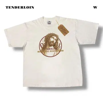 레어템! TENDERLOIN TEE JC 반팔 티셔츠 화이트 화이트 XL