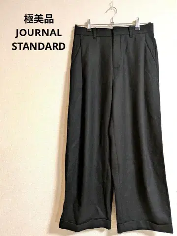 컨디션 최상 JOURNAL STANDARD 울 와이드 팬츠