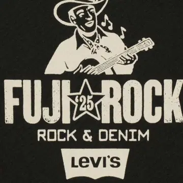 FUJI ROCK 25주년 기념 티셔츠