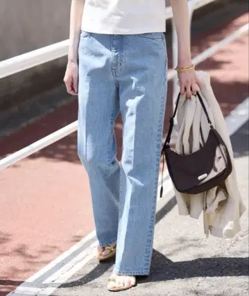 택 포함 미사용 새상품 LE DENIM 슬림 플레어 길이