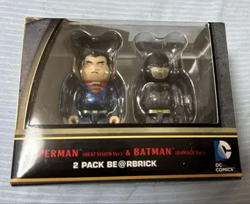 미사용 새상품 BE@RBRICK 슈퍼맨 & 배트맨 2팩