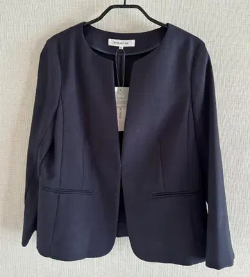 미사용품 내추럴 뷰티 베이직 여름 아이템 린넨 라이크 노카라 자켓