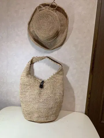 모노노구 바스켓백 다이이치 밀짚모자