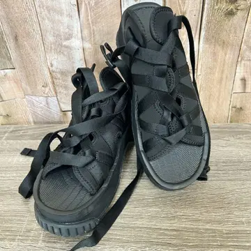 SHAKA 블랙 리본 컴포트 샌들