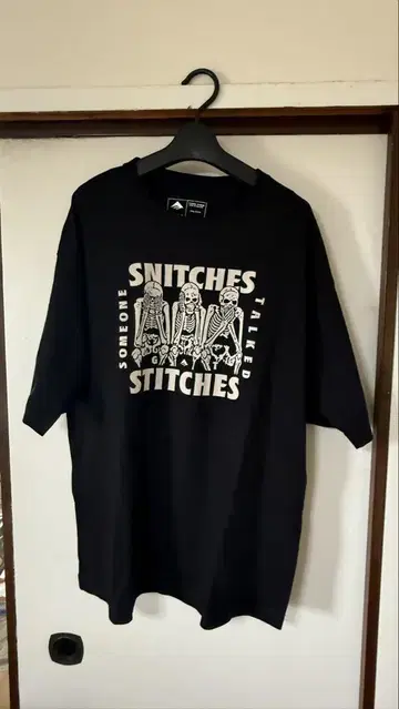 Emerica 스켈레톤 티셔츠 블랙
