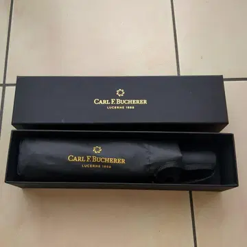 Carl F. Bucherer 접이식 우산 블랙