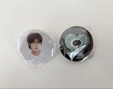 BTS JIN 캔 배지 2개 세트