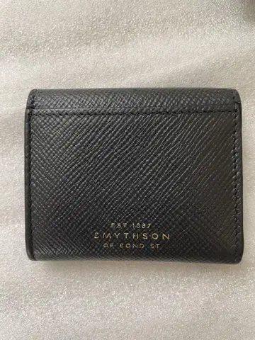 새상품급 SMYTHON 파나마 코인 케이스 사피아노