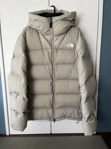 The North Face 베일리아 후드티 다운 자켓 클레이 그레이