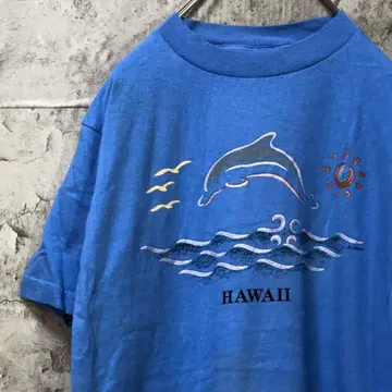 90s HAWAII 돌고래 USA 수입 빈티지 태양 티셔츠
