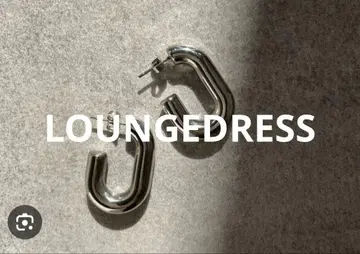 LOUNGEDRESS 라운지 드레스 실버 후프 귀걸이