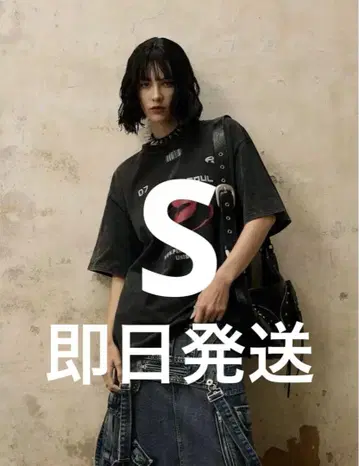 PERSONSOUL* 스트레스드 티셔츠