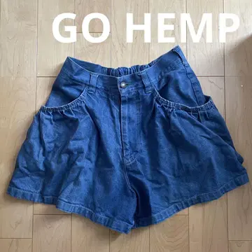 GO HEMP 데님 숏 팬츠