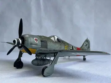 1/48 독일 공군 포케 울프 FW190A 전투기 프라모델 완성품