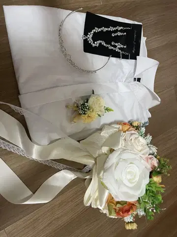 웨딩 액세서리, 부케, 셔츠 세트