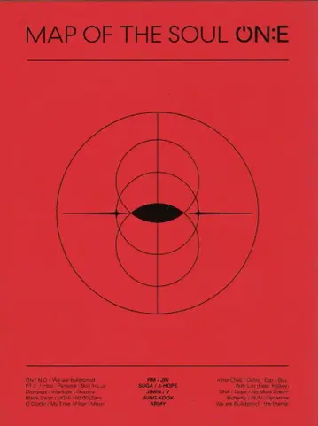 BTS DVD MAP OF THE SOUL ON:E