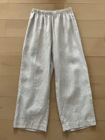 나카가와 마사시치 상점 린넨 스트레이트 팬츠