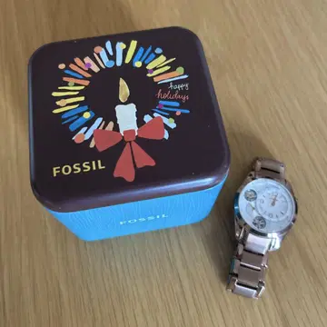 FOSSIL 로즈 골드 아날로그 시계