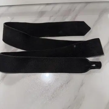 궁도 활 끈 묶음 천연 가죽 블랙 80cm 정도