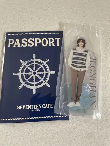 seventeen 세부치 정한 여권 복권 아크릴 스탠드