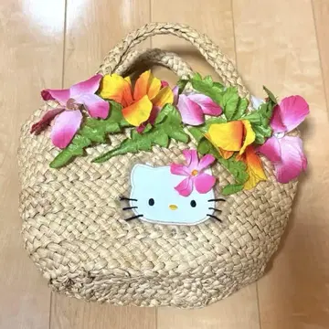초레어 헬로키티 바스켓백 트로피컬 키티 후르츠 백 당시 상품