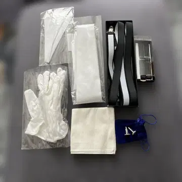 신랑 결혼식 잡화 세트