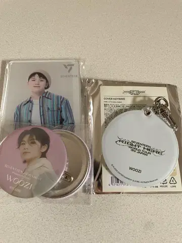 seventeen 세부치 RIGHTHERE 커버 키링 우지 캔뱃지