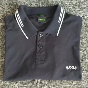 BOSS 네이비 피케 셔츠