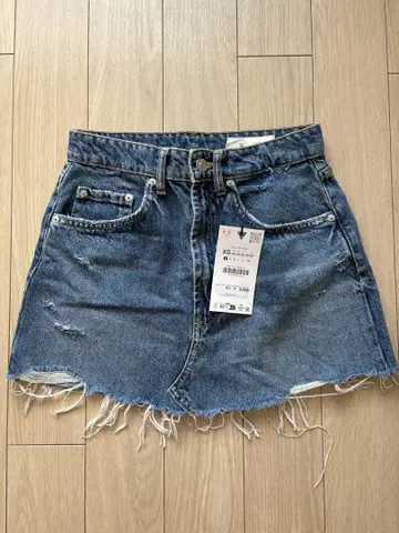 자라 데님 스커트 미사용 새상품