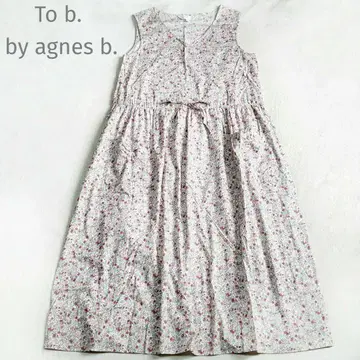 To b. by agnes b. 꽃무늬 슬리브리스 롱 원피스 40