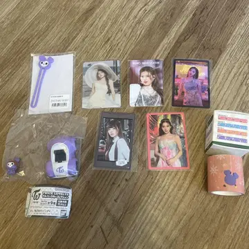 TWICE 사나 가챠 트레이딩 카드 마그넷 밴딩